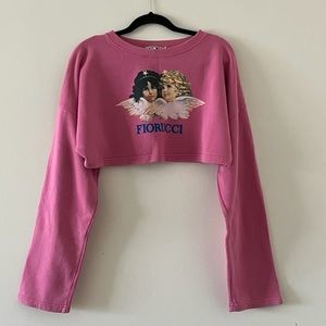 Fiorucci Cropped Ángels Sweatshirt